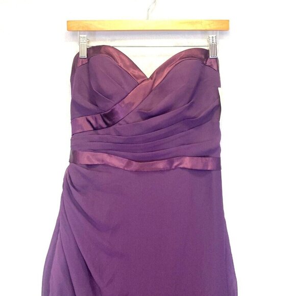 NEW Bari Jay Ballgown Formal Dress Sz 10 Formal Bridesmaid Prom Gown Purple NWT - Picture 2 of 16
